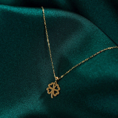 Klöver smycken i äkta 14K guld