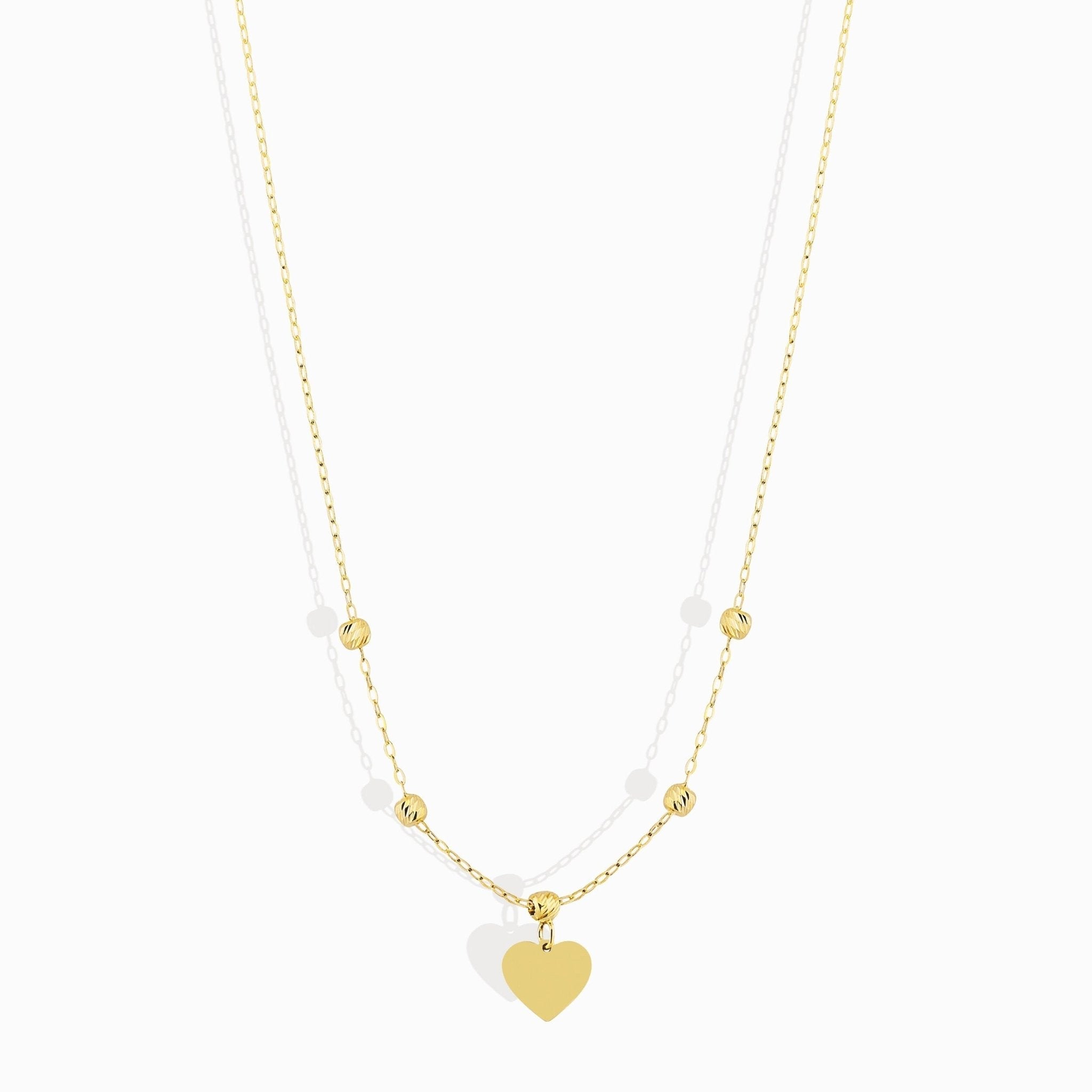 14K Äkta Guld Fjäril Halsband Dam – Elegant Tunt Guldhalsband i 585 Guld - Noxlookjewelry