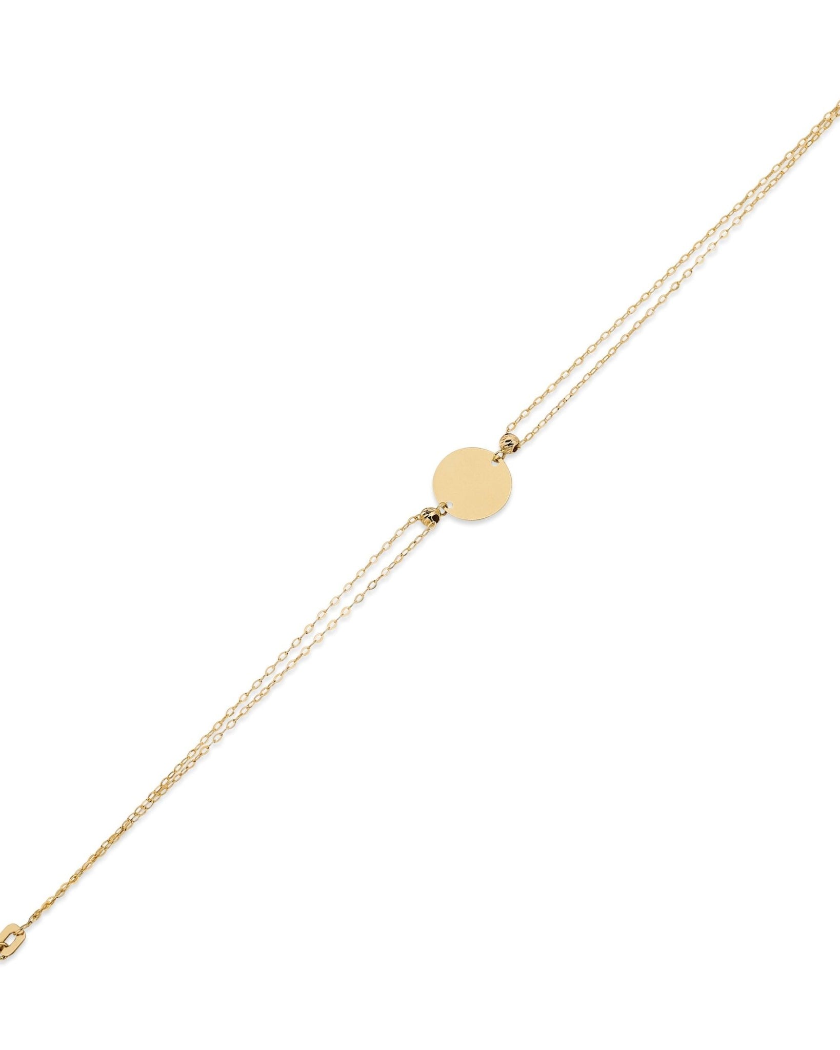 14K Guld Personligt Armband med Gravyr | Köp online - Noxlookjewelry