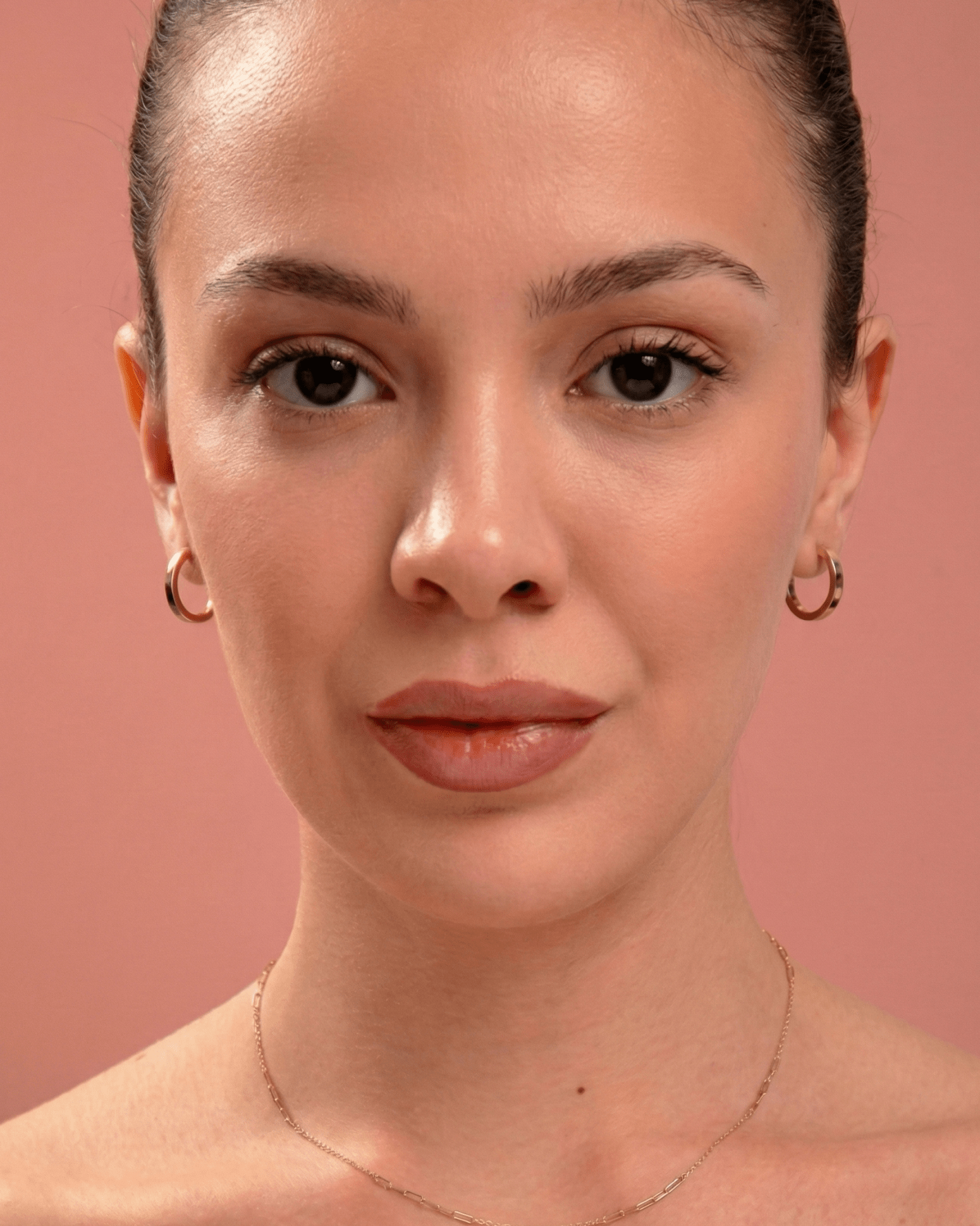 14K Guldhalsband Dam Med Paperclip Länkdesign Och Elegant Minimalistisk Stil - Noxlookjewelry