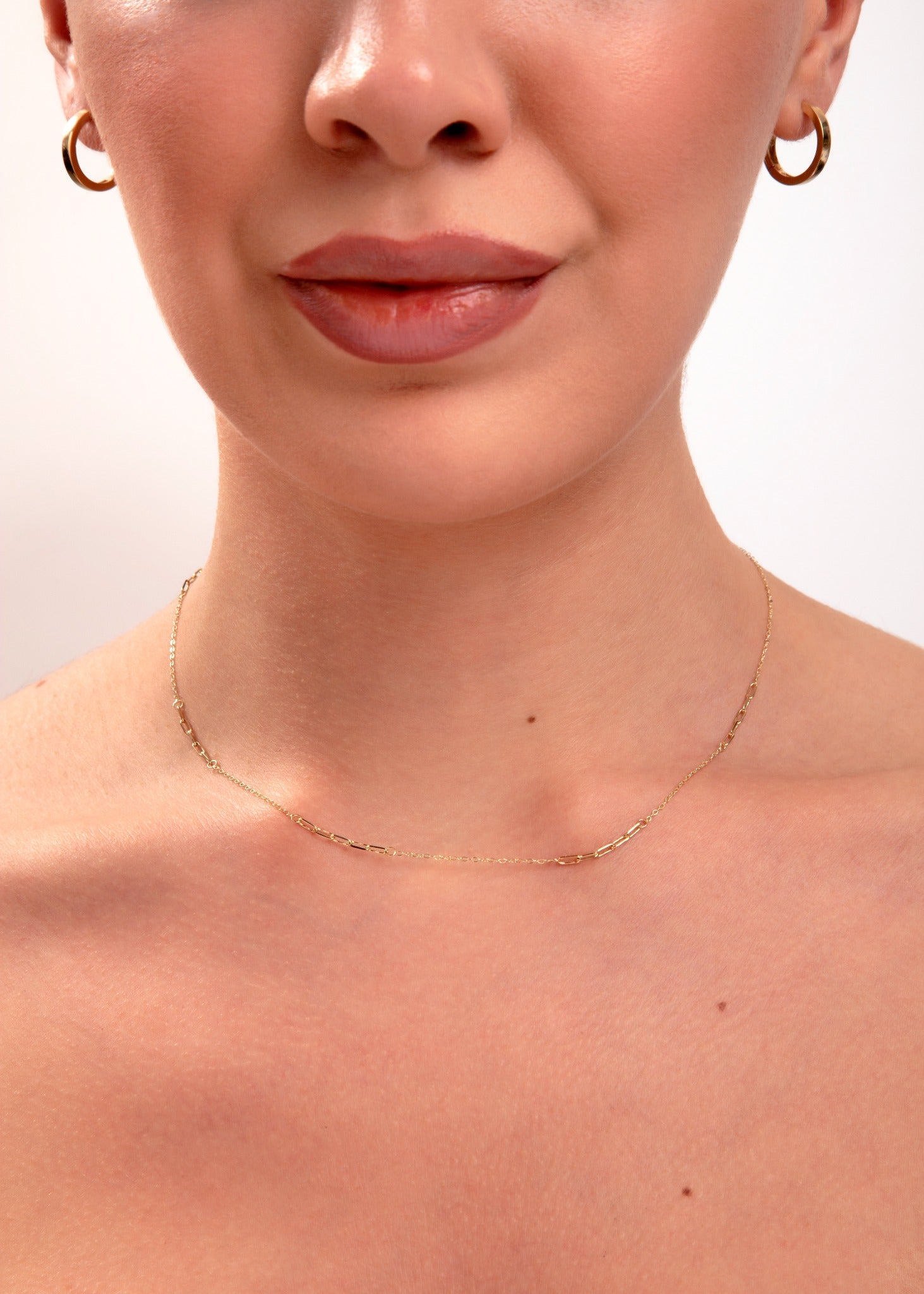 14K Guldörhängen Hoops – Minimalistiska Äkta Guld Huggie Örhängen - Noxlookjewelry
