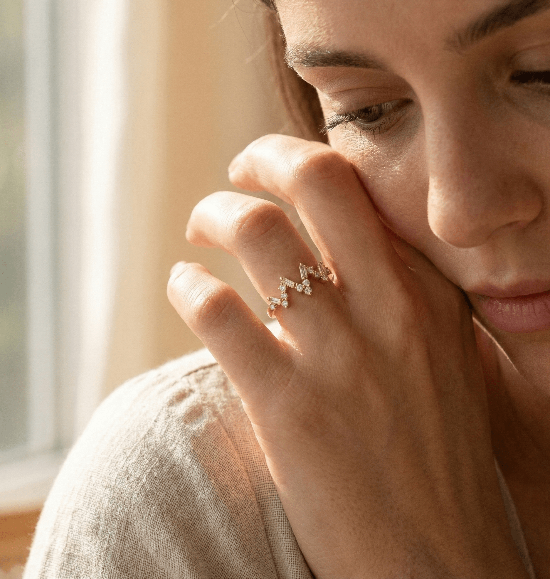 14K Gult Guld Ringar - Noxlookjewelry