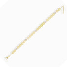 14K Äkta Guld Armband Dam – Minimalistiskt Guldarmband med Runda Detaljer - Noxlookjewelry