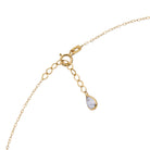 14K Äkta Guld Bokstav Halsband Dam – Personligt Initial Halsband A–Z - Noxlookjewelry