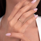 14K Äkta Guld Elefantring Dam – Minimalistisk Ring med Elefant Motiv - Noxlookjewelry