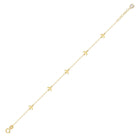 14K Äkta Guld Fågel Armband Dam – Minimalistiskt Guldarmband med Fåglar - Noxlookjewelry
