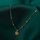 14K Äkta Guld Fjäril Halsband Dam – Elegant Tunt Guldhalsband i 585 Guld - Noxlookjewelry