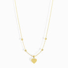 14K Äkta Guld Fjäril Halsband Dam – Elegant Tunt Guldhalsband i 585 Guld - Noxlookjewelry