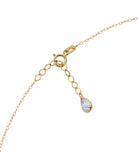 14K Äkta Guld Kors Halsband Dam – Minimalistiskt Guldhalsband - Noxlookjewelry