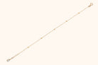 14K Äkta Guld Kul Armband Dam – Minimalistiskt Tunt Guldarmband - Noxlookjewelry