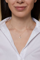14K Äkta Guld Stjärnhalsband Dam – Elegant Halsband med Stjärna i 585 Guld - Noxlookjewelry