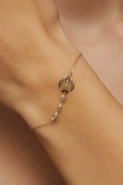 14K Guld Armband Dam med Snäckskals - berlock | Köp Online - Noxlookjewelry