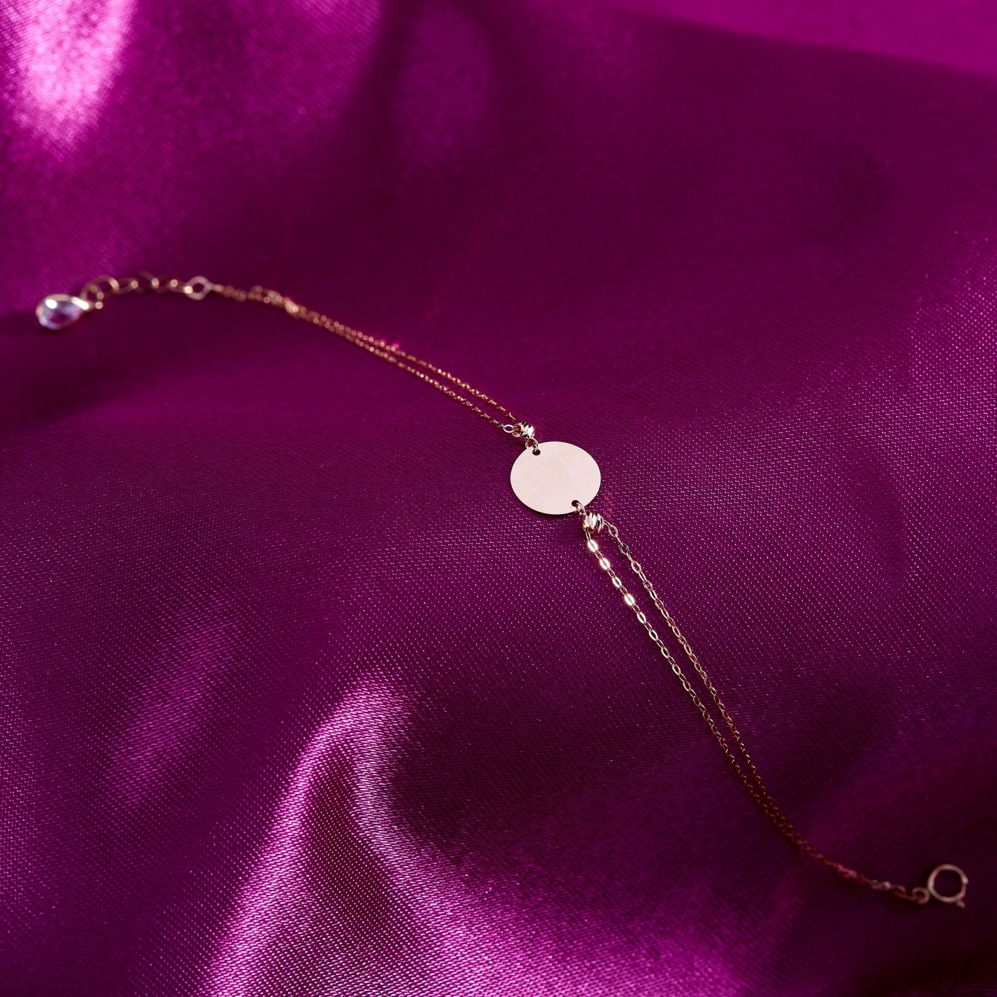 14K Guld Personligt Armband med Gravyr | Köp online - Noxlookjewelry