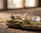 14K Guld Piercing Med Fjärilsmotiv Och Elegant Asymmetrisk Design - Noxlookjewelry