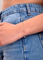 14K Guldarmband Dam Med Hjärtmotiv Och Elegant Minimalistisk Design - Noxlookjewelry