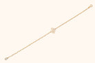 14K Guldarmband Dam Med Initial A Till Z Och Elegant Minimalistisk Design - Noxlookjewelry