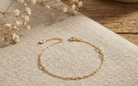 14K Guldarmband Dam Med Länkdesign Och Elegant Minimalistisk Stil - Noxlookjewelry