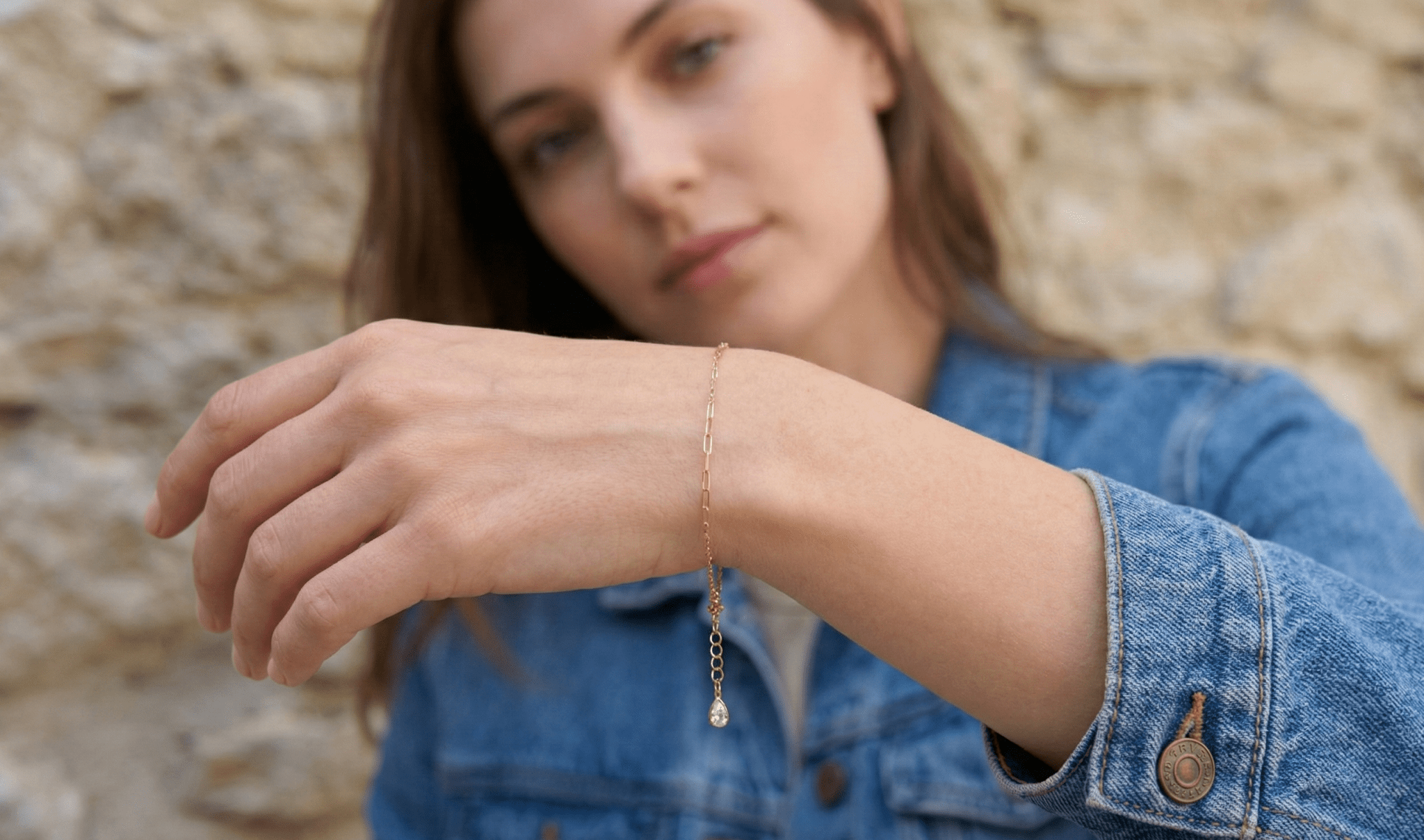 14K Guldarmband Dam Med Länkdesign Och Elegant Minimalistisk Stil - Noxlookjewelry