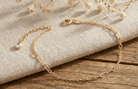 14K Guldarmband Dam Med Länkdesign Och Elegant Minimalistisk Stil - Noxlookjewelry