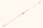 14K Guldarmband Dam Med Lyckoklöver Och Elegant Minimalistisk Design - Noxlookjewelry