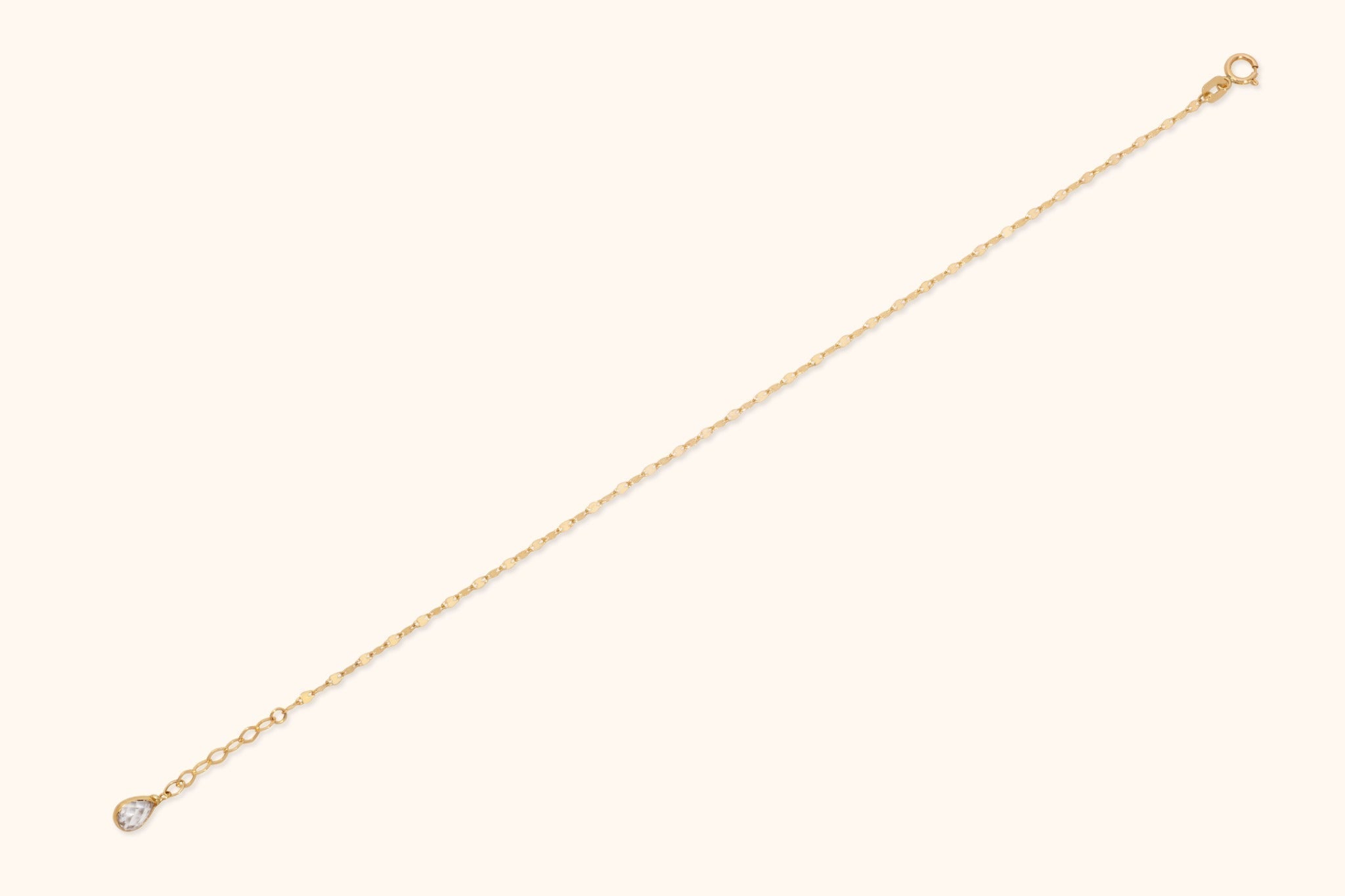 14K Guldarmband Dam Med Tunn Elegant Kedjedesign I Minimalistisk Stil - Noxlookjewelry
