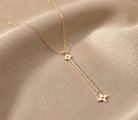 14K Guldhalsband Dam Med Hängande Blommotiv Och Elegant Design - Noxlookjewelry