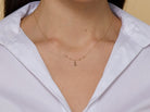 14K Guldhalsband Dam Med Oändlighet Symbol Infinity Berlock I Äkta Guld Med Tunn Kedja - Noxlookjewelry