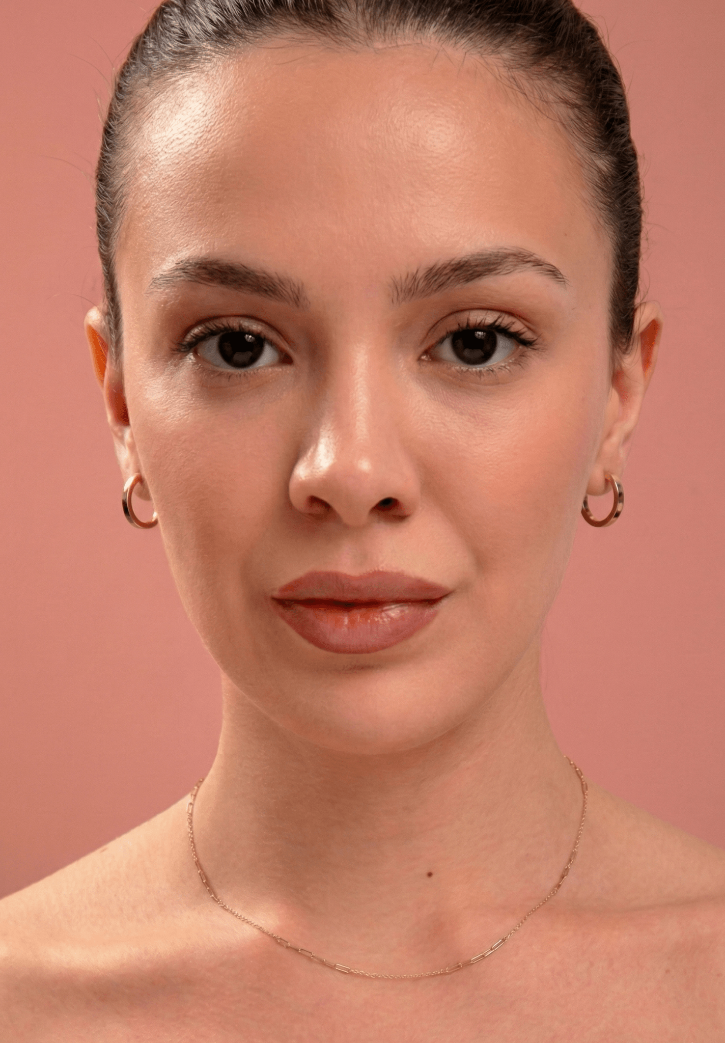 14K Guldhalsband Dam Med Paperclip Länkdesign Och Elegant Minimalistisk Stil - Noxlookjewelry
