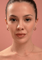 14K Guldhalsband Dam Med Paperclip Länkdesign Och Elegant Minimalistisk Stil - Noxlookjewelry