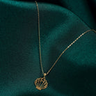 14K Guldhalsband Dam Med Snäcka – Äkta Guld Snäckhalsband - Noxlookjewelry
