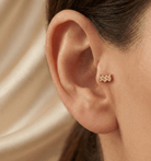 14K Tragus Örhänge Vattumannen I Äkta Guld Minimalistiskt Piercingsmycke - Noxlookjewelry