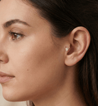 14K Tragusörhänge Djävulshorn I Äkta Guld Minimal Broskörhänge - Noxlookjewelry