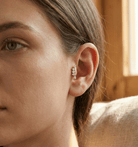 14K Tragusörhänge Marquise Cluster I Äkta Guld Broskörhänge - Noxlookjewelry